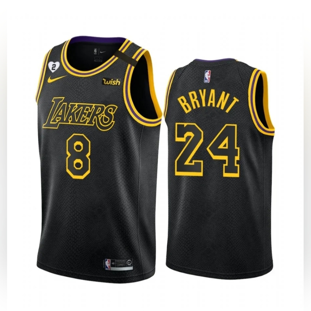 NIKE Kobe Bryant L.A. Lakers black 8.24 Mamba Day Special Edition Jersey